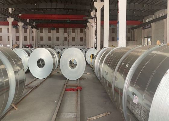 Καυτή βυθισμένη γαλβανισμένη σπείρα Z40 Z60 Z100 Z180 Z275 Z350 Dx52d Dx54d Dx55d